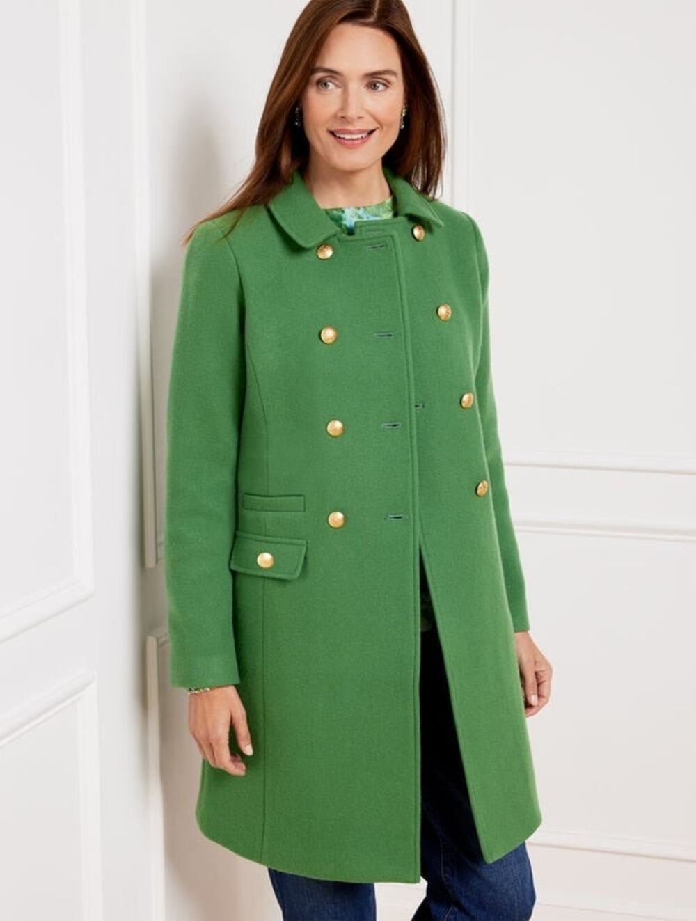 NEW! TALBOTS ALBURY WOOL BLEND COAT, SIZE 16